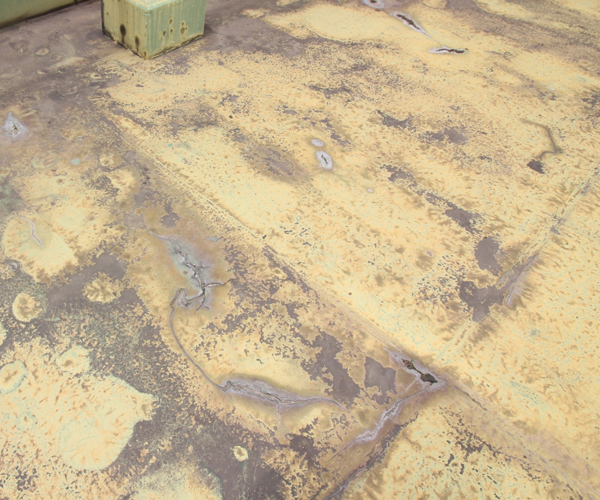 コンクリート雨染み